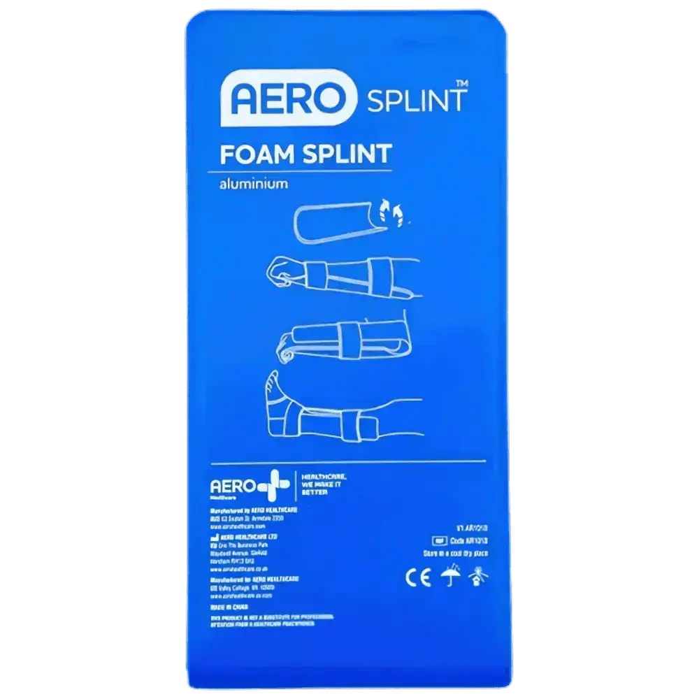 Foam Aluminium Splint Folded 90 x 11cm - Premium Splints from AERO Healthcare - Shop now at Response Wize 