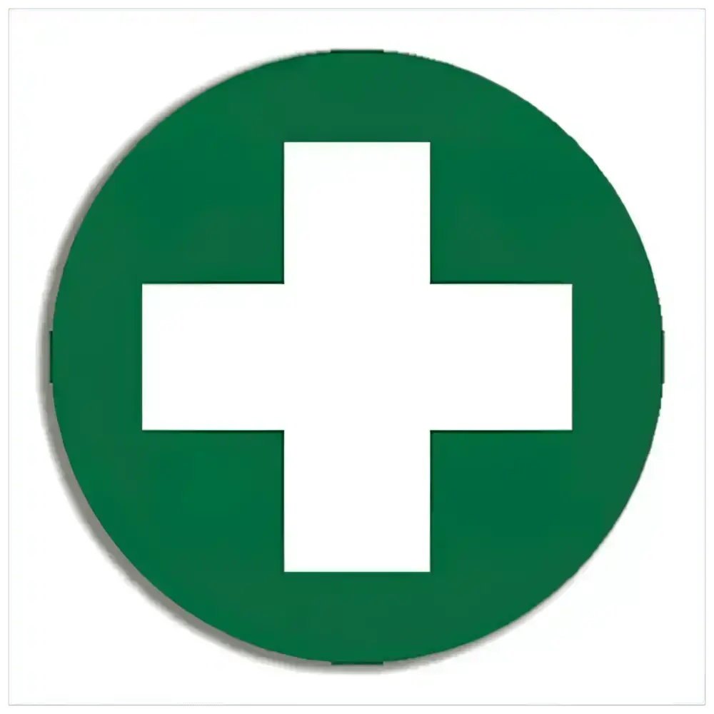 First Aid Cross Sticker 5 x 5cm 1 each - Premium First Aid Stickers from AERO Healthcare - Shop now at Response Wize 