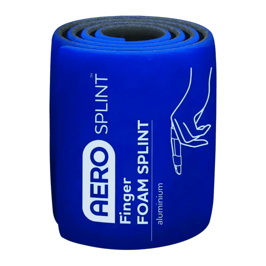 Finger Splint Aluminium Foam  9.5 x 4.5cm - Premium Splints from AERO Healthcare - Shop now at Response Wize 