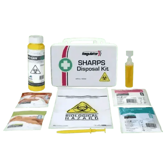 REGULATOR Sharps Disposal Kit 13 x 21 x 7.5cm - Image #1