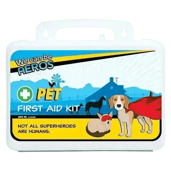 PET Plastic Waterproof First Aid Kit - Premium pet First Aid Kit from AERO Healthcare - Shop now at Response Wize 