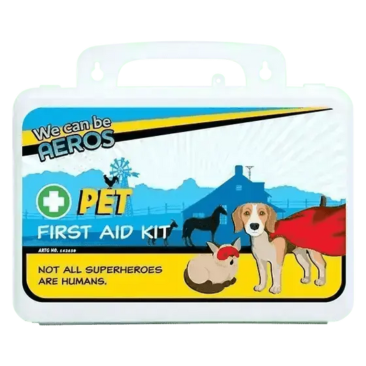 PET Plastic Waterproof First Aid Kit - Premium pet First Aid Kit from AERO Healthcare - Shop now at Response Wize 