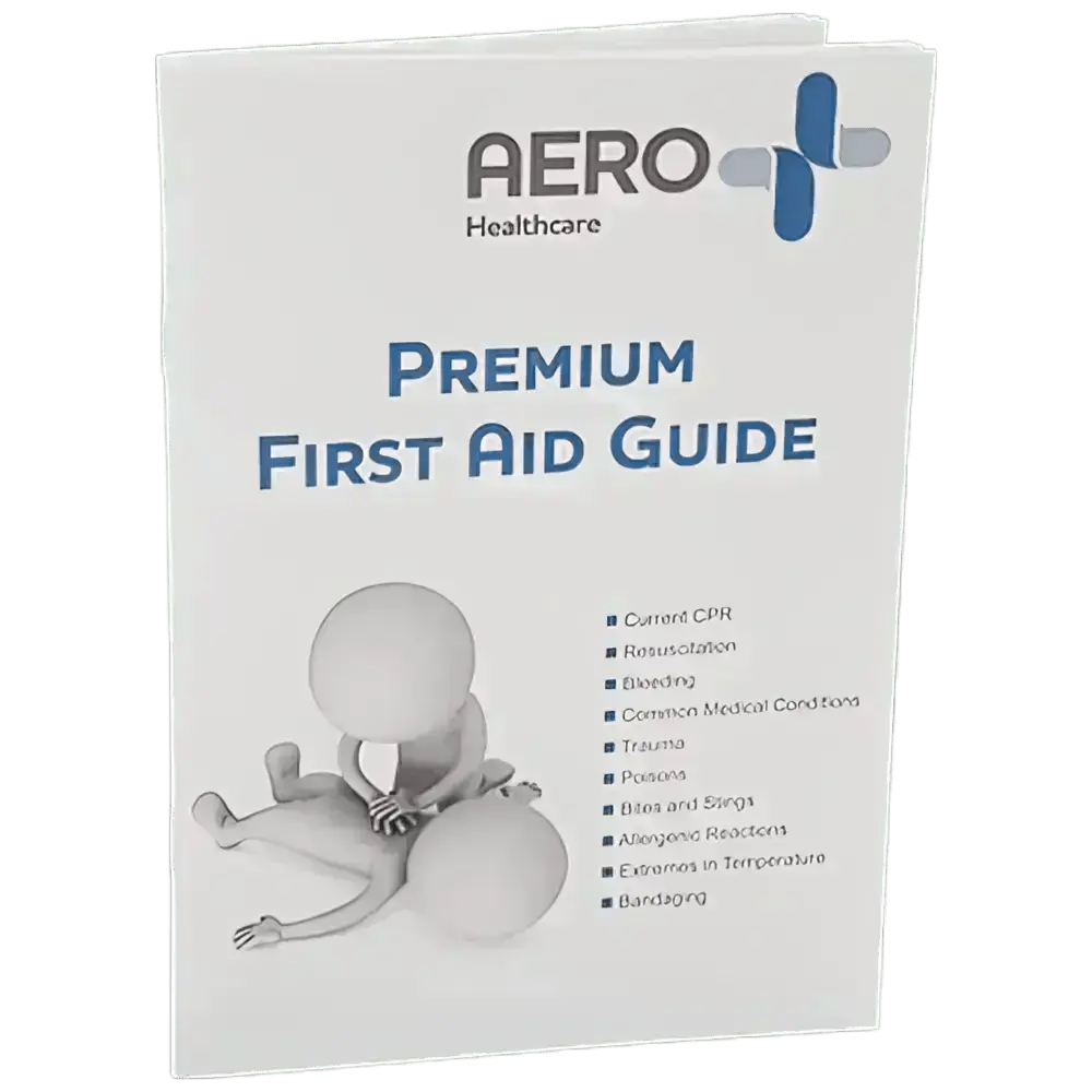 AEROGUIDE First Aid Booklet - Premium Publications & Guides from AERO Healthcare - Shop now at Response Wize 