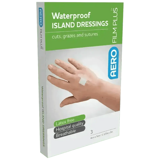 AEROFILM PLUS Waterproof Island Dressing 4 x 5cm Box/3 - Image #1