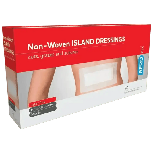 AEROFIX Non-Woven Island Dressing 9 x 20cm Box - Image #1