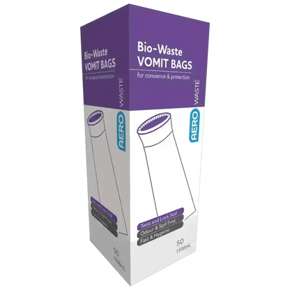 Vomit emesis Bag 1500ml 2pk/50box - Premium Vomit Containment from AERO Healthcare - Shop now at Response Wize 