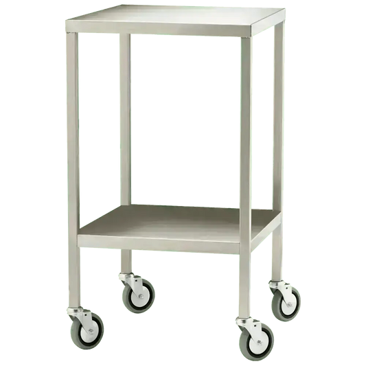 Small Stainless Steel Trolley 50 x 50 x 90.5cm - Premium First Aid Room Equipment from AERO Healthcare - Shop now at Response Wize 