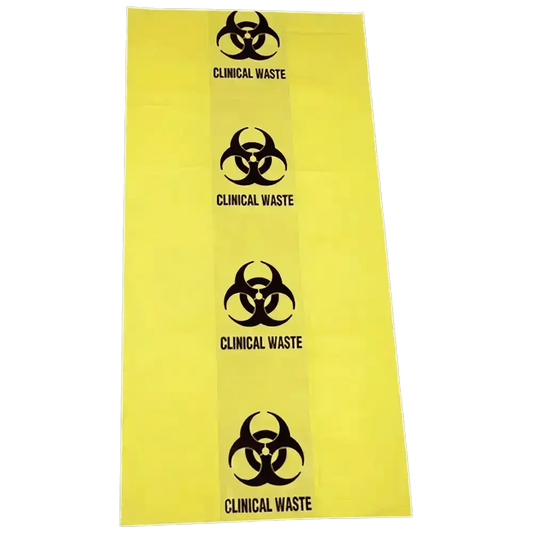 Biohazard Clinical Waste Bag 50L - 55um (630 x 800mm) - Image #1