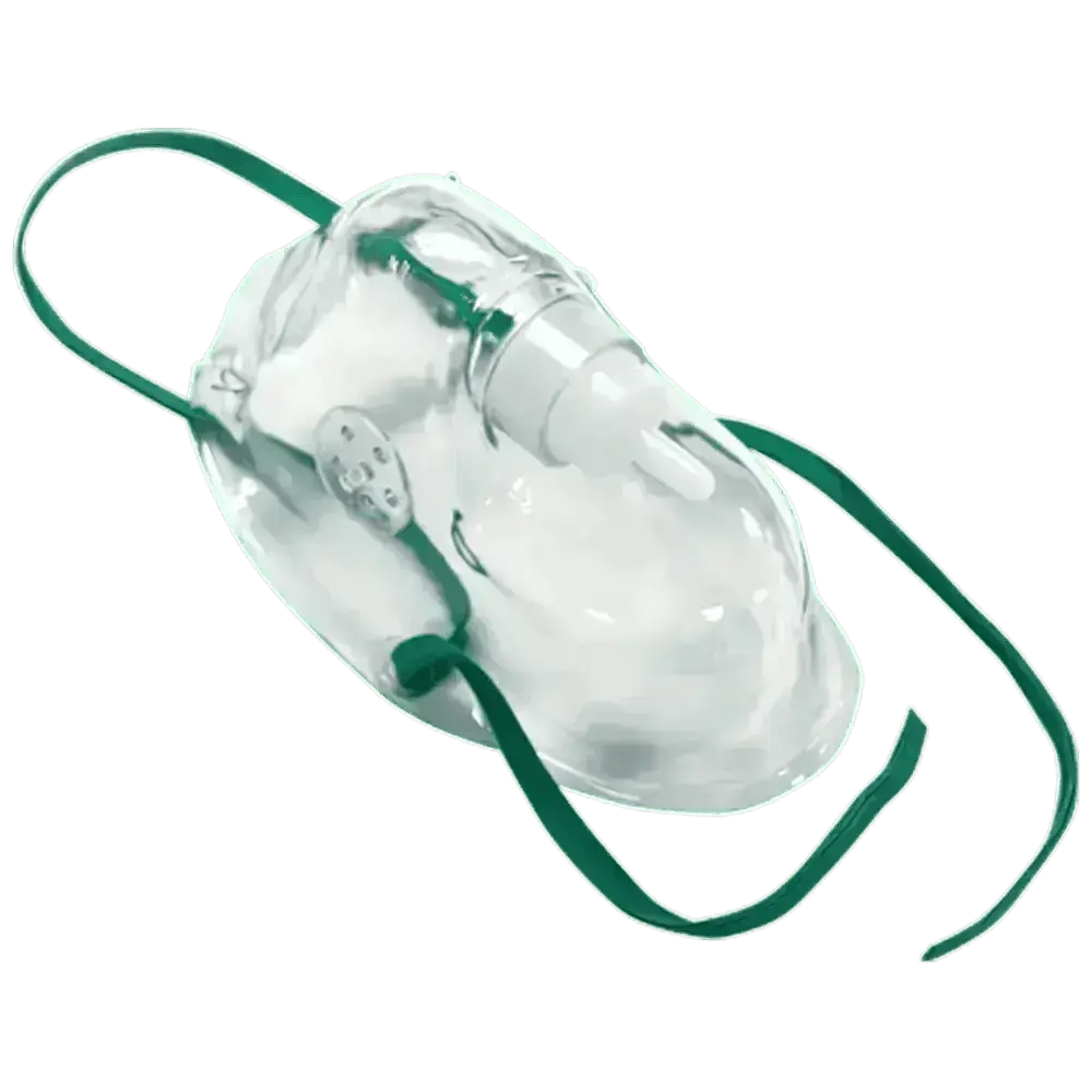 Oxygen Therapy Mask without Tubing - Adult - Premium Resuscitation & Oxygen Masks from AERO Healthcare - Shop now at Response Wize 