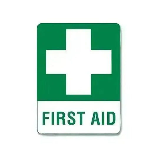 Medium Poly First Aid Sign 45 x 30cm - Image #1