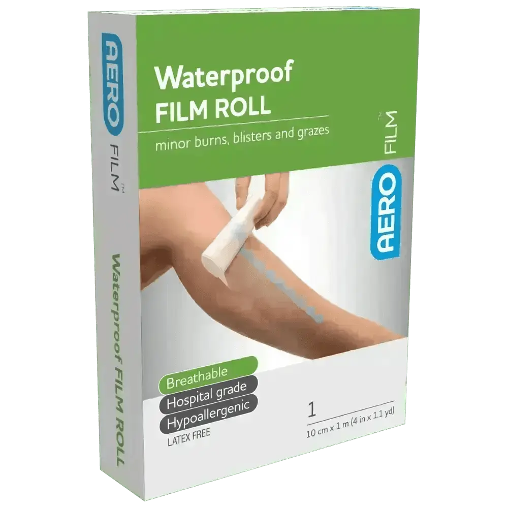 Waterproof Film Roll 10cm x 1M - Premium Waterproof Film Dressings from AERO Healthcare - Shop now at Response Wize 