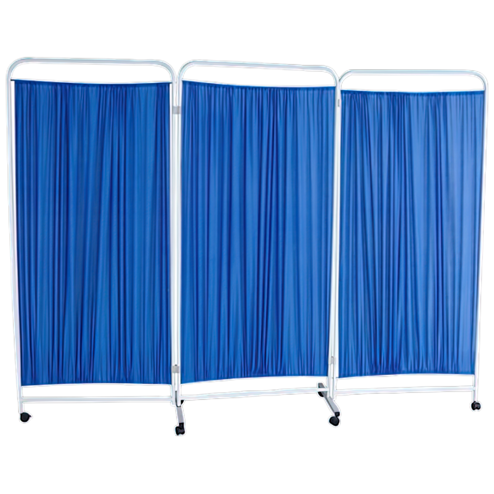 3 Panel Mobile Privacy Screen 180 x 150cm - Premium First Aid Room Equipment from AERO Healthcare - Shop now at Response Wize 