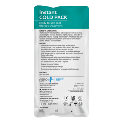 Large Instant Ice Pack 240g - Premium Hot & Cold Treatments from AERO Healthcare - Shop now at Response Wize 