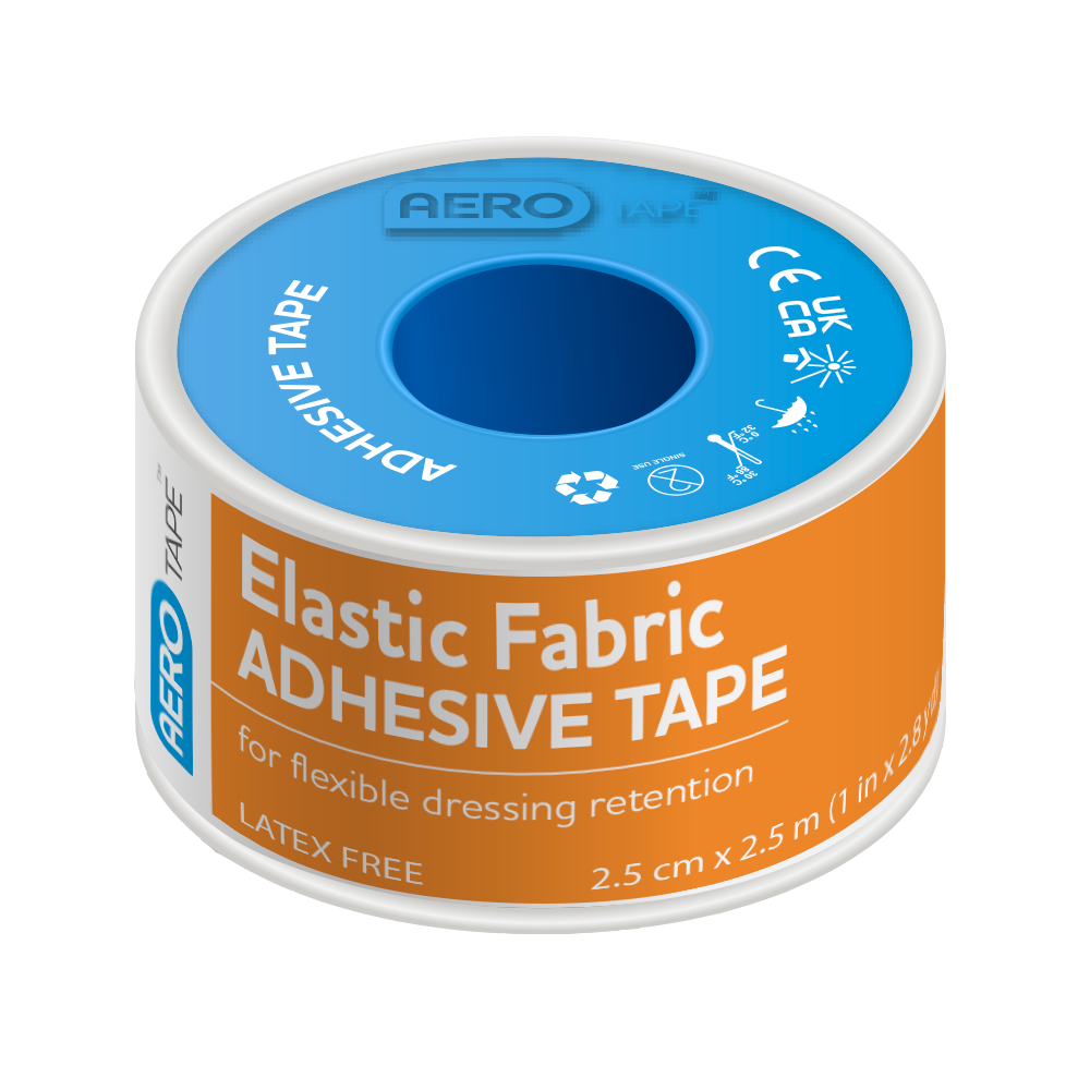 Elastic Fabric Adhesive Tape 2.5cm x 2.5M