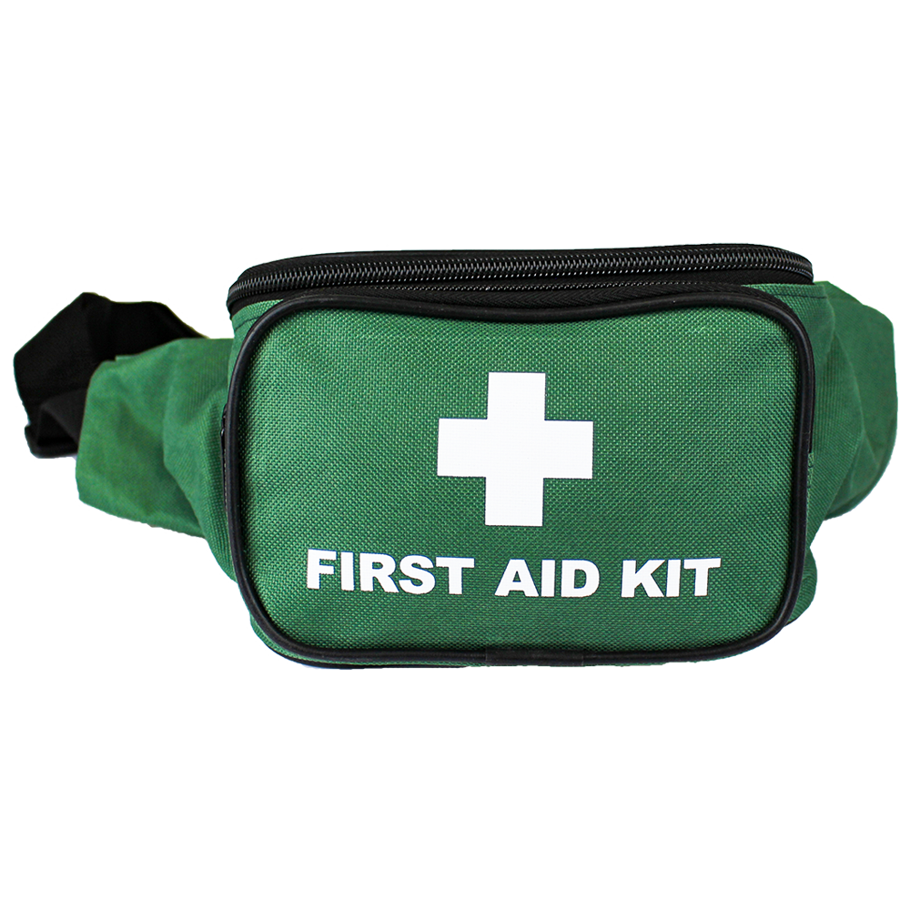 Green Empty First Aid Bum Bag