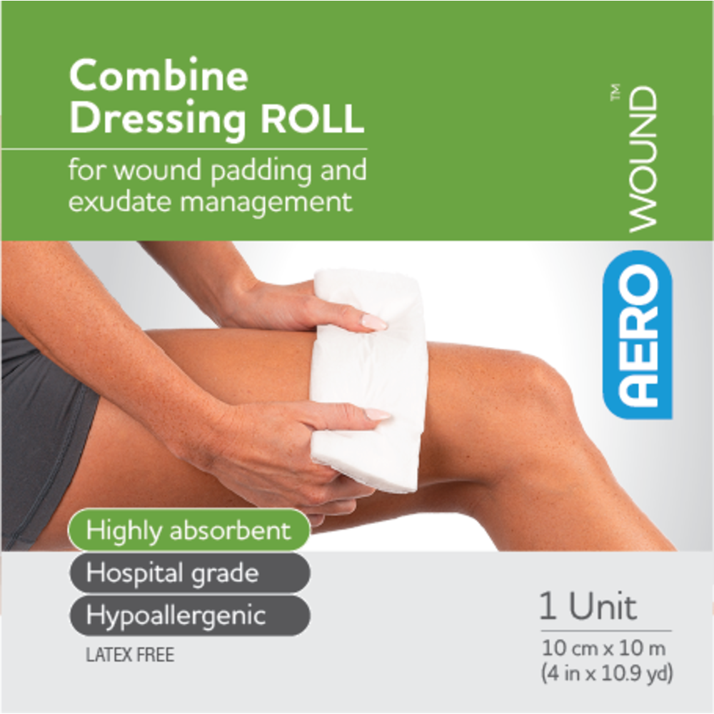 AEROWOUND Combine Dressing Roll 10cm x 10M - Premium Combine Dressings from AERO Healthcare - Shop now at Response Wize 