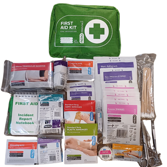 Essentials Car & Home First Aid Kit 115pc - Premium first aid kits from AERO Healthcare - Shop now at Response Wize 