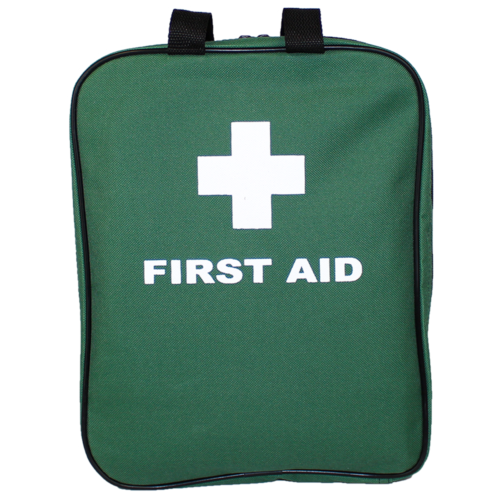 Empty Medium Green First Aid kit  Bag - Premium Soft Pack Bags from AERO Healthcare - Shop now at Response Wize 