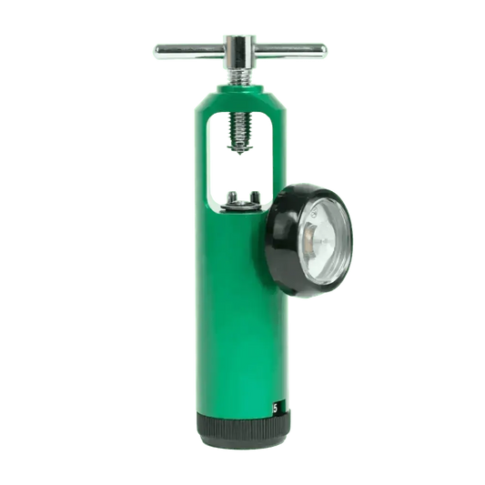 Oxygen Regulator 0-15LPM 1 HP Outlets - Premium Resuscitation & Oxygen Masks from AERO Healthcare - Shop now at Response Wize 