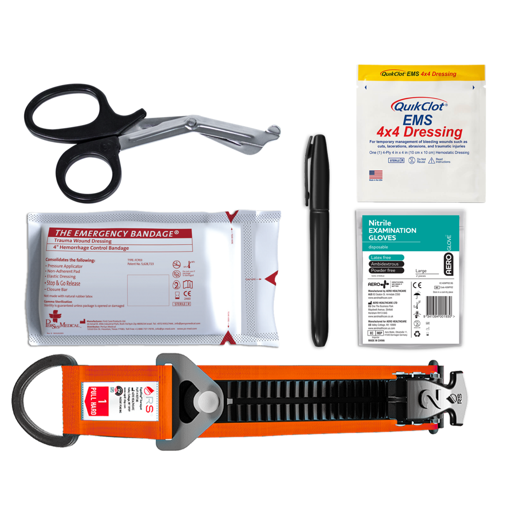 RAPIDSTOP Bleeding Control Kit Small - Premium Trauma Wound Dressings from AERO Healthcare - Shop now at Response Wize 