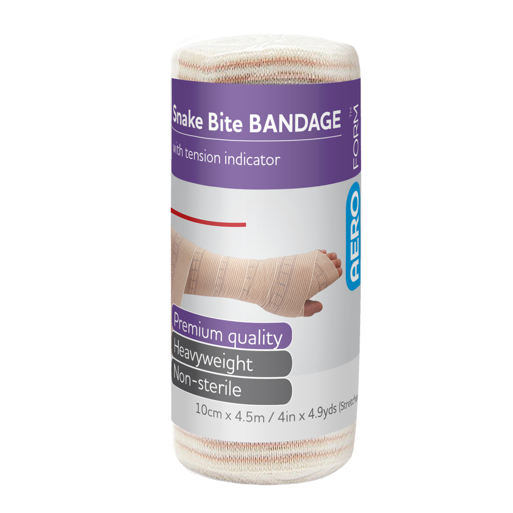 Small Snake Bite Bandage With indicator 10cm x 4.5m - Premium snake bite bandage from AERO Healthcare - Shop now at Response Wize 