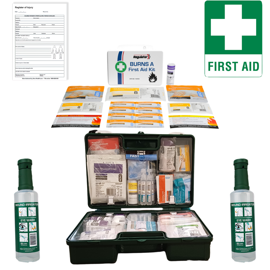 High Risk Workplace First Aid Kit WHS Compliance Bundle