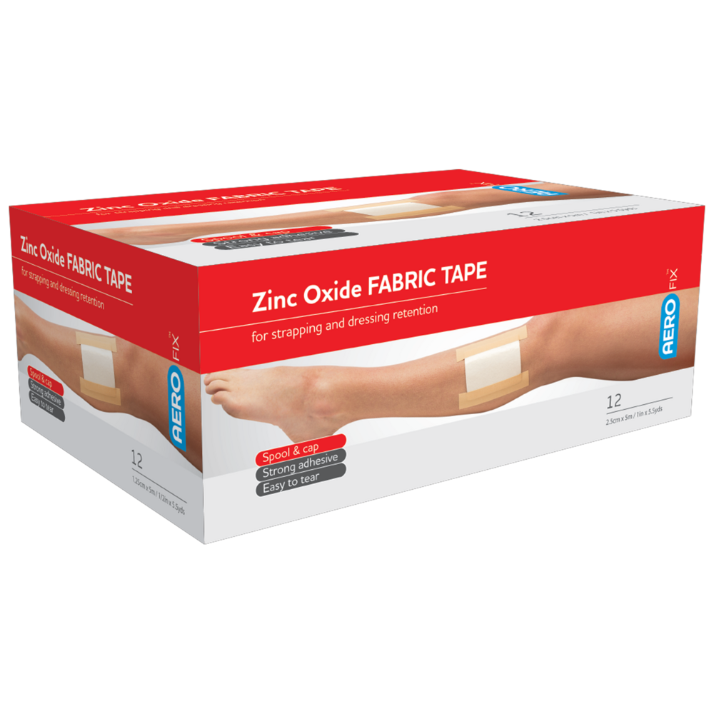 Zinc Oxide Strapping & Dressing  Tape 2.5cm x 5M 1roll - Premium Medical Tapes from AERO Healthcare - Shop now at Response Wize 