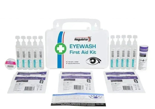 REGULATOR Eyewash First Aid Kit 13 x 21 x 7.5cm - Image #1