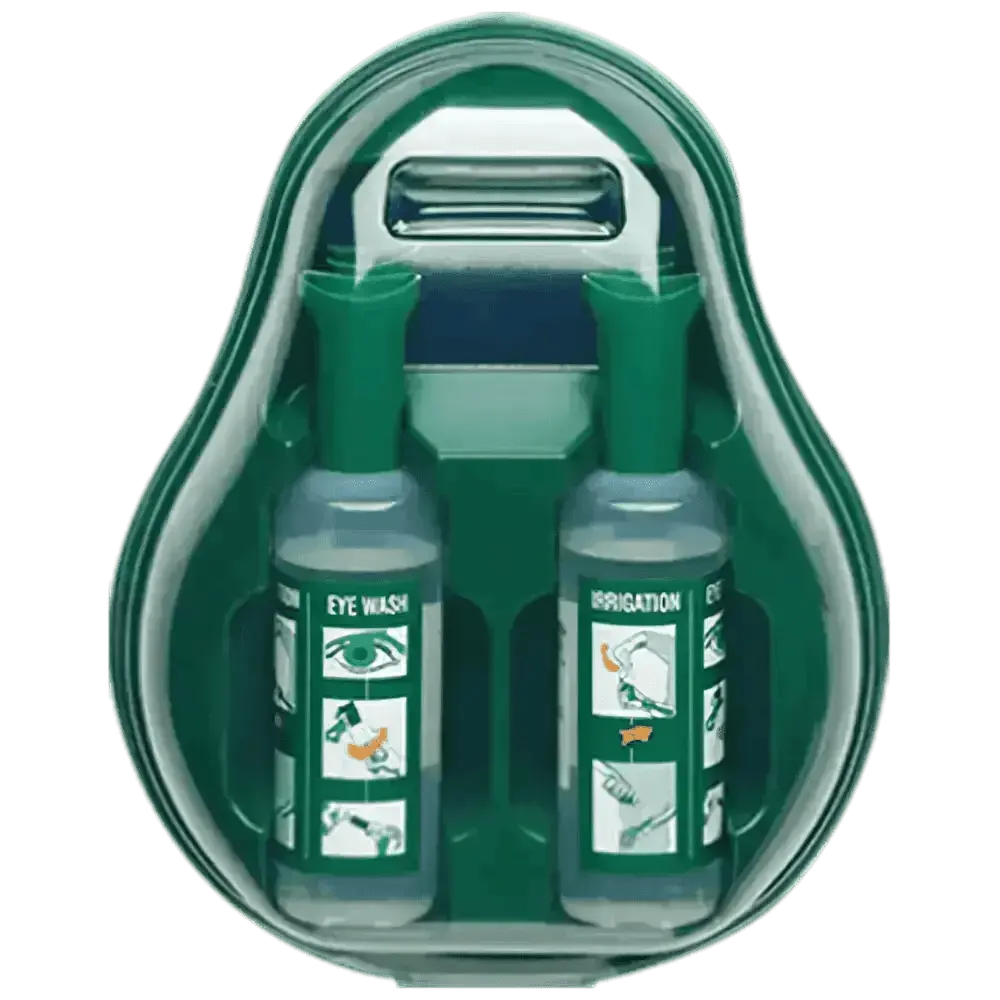 Eyewash Station (2 x 500mL bottles) Wall Mountable - Premium Eye Wash & Wound Irrigation from AERO Healthcare - Shop now at Response Wize 