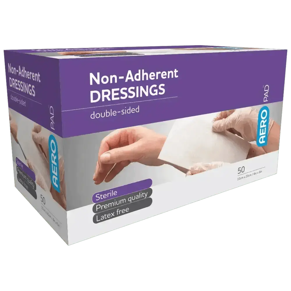 AEROPAD Non-Adherent Dressing 10 x 20cm Box - Image #1