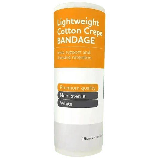 AEROCREPE Light Cotton Crepe Bandage 15cm x 4M Wrap - Image #1