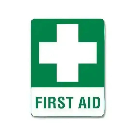 First Aid Sticker 10 x 14cm - Premium First Aid Stickers from AERO Healthcare - Shop now at Response Wize 