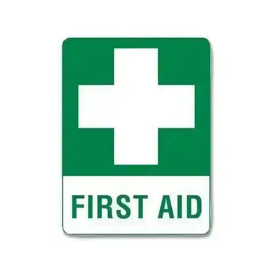 First Aid Sticker 10 x 14cm - Image #1