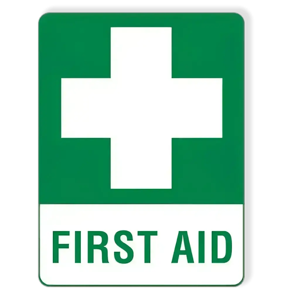 First Aid Sticker 15 x 22.5cm | Response Wize