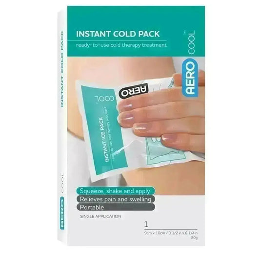 Small Instant Ice Pack 80g - Portable cold therapy treatment to relieve pain and swelling