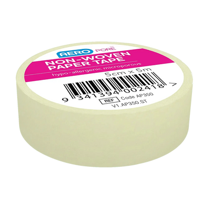 White Microporous Paper Tape 5cm x 5M - Premium Microporous Tapes from AERO Healthcare - Shop now at Response Wize 